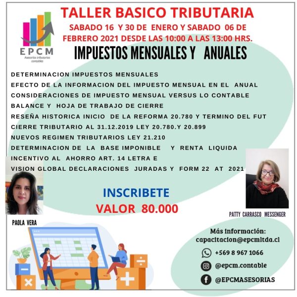 101F TALLER BASICO TRIBUTARIA