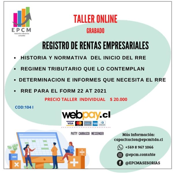 104I REGISTRO RENTAS EMPRESARIALES
